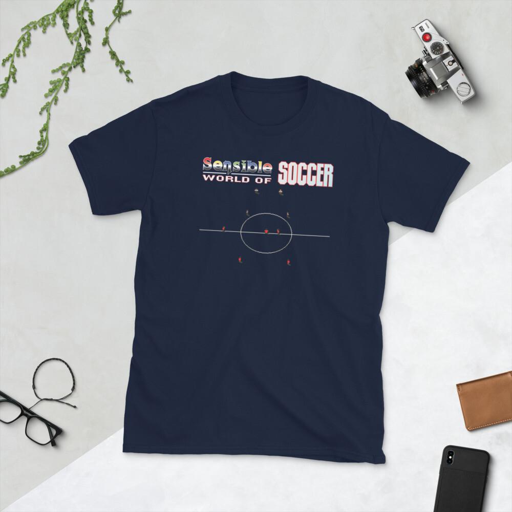 Sensible World of Soccer retro video game computer Short-Sleeve Unisex T-Shirt XL
Sensible World of Soccer retro video game computer Short-Sleeve Unisex T-Shirt XL