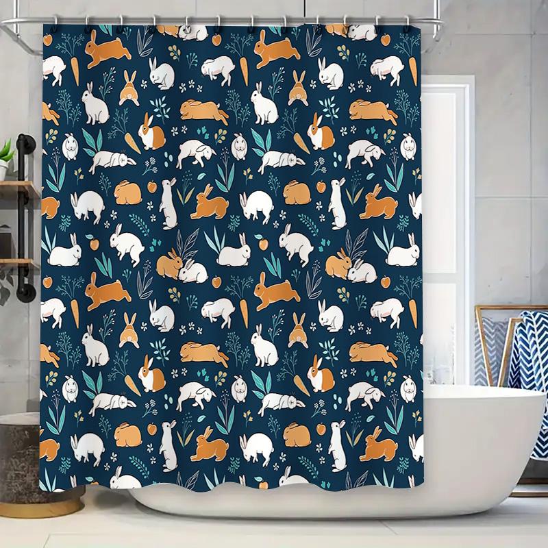 Rabbit Shower Curtain Woodland Animal Forest Bathroom Decor Nature Cute Bunny Spring Easter Home Decor Set Waterproof Modern Far W60H190(CM)-1 Pcs
Rabbit Shower Curtain Woodland Animal Forest Bathroom Decor Nature Cute Bunny Spring Easter Home Decor Set Waterproof Modern Far W60H190(CM)-1 Pcs
