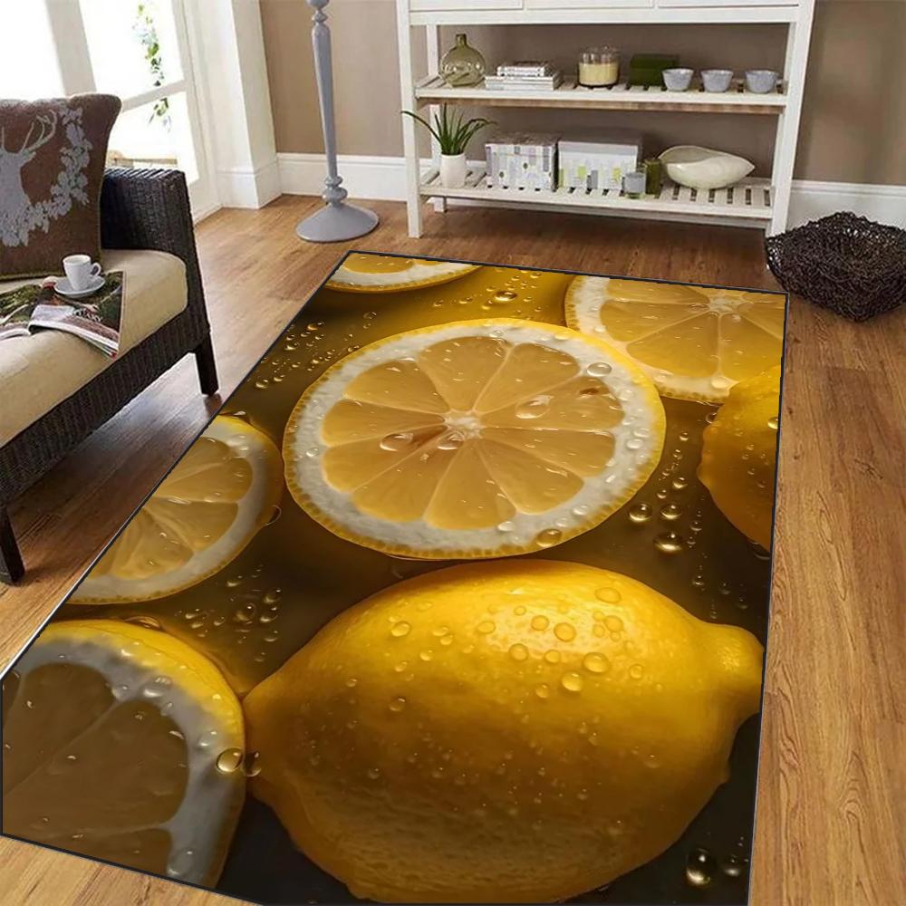 Large Realistic Lemon Pattern Carpet for Living Room Bedroom Soft Anti Slip Washable Natural Fruit Style Home Decor Rug 40x60cm
Large Realistic Lemon Pattern Carpet for Living Room Bedroom Soft Anti Slip Washable Natural Fruit Style Home Decor Rug 40x60cm
