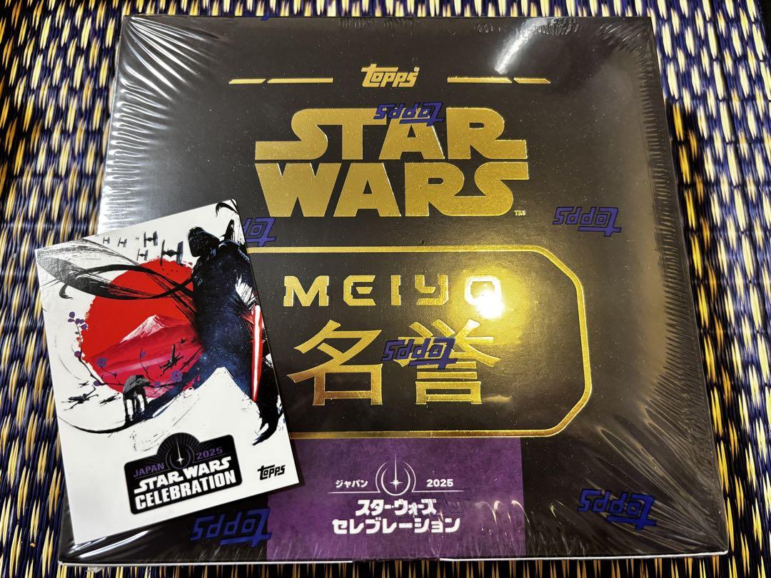 Topps Star Wars Celebration Japan 2025 Эксклюзивная коробка для карт Topps Star Wars Meiyo
Topps Star Wars Celebration Japan 2025 Эксклюзивная коробка для карт Topps Star Wars Meiyo