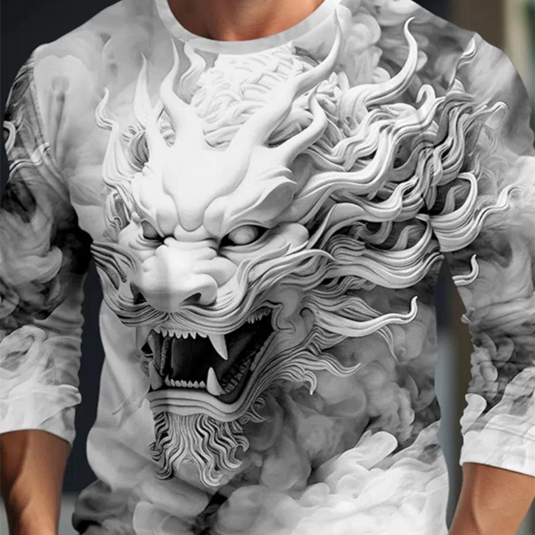 Весенне-осенняя мужская футболка с 3D-принтом в виде цифрового дракона, с длинным рукавом и круглым вырезом, повседневная мужская футболка, топы, стираные графические футболки 3XL
Весенне-осенняя мужская футболка с 3D-принтом в виде цифрового дракона, с длинным рукавом и круглым вырезом, повседневная мужская футболка, топы, стираные графические футболки 3XL