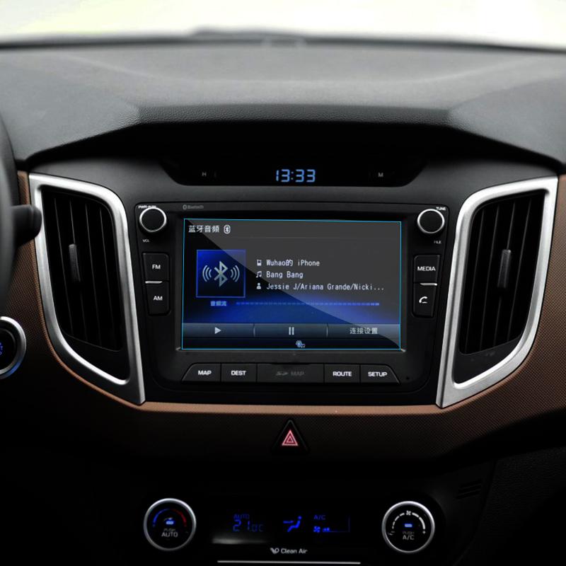 Защитная пленка для автомобильного экрана из закаленной стали с GPS-навигацией для Hyundai Creta IX25 2015 2016 2017 2018 Автомобильный ЖК-экран
Защитная пленка для автомобильного экрана из закаленной стали с GPS-навигацией для Hyundai Creta IX25 2015 2016 2017 2018 Автомобильный ЖК-экран