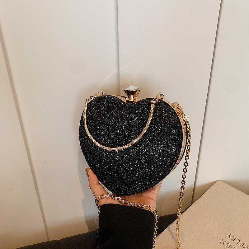 New dinner party bag niche design texture cute heart small bag women s bag handbag shoulder messenger bag чёрный
New dinner party bag niche design texture cute heart small bag women s bag handbag shoulder messenger bag чёрный
