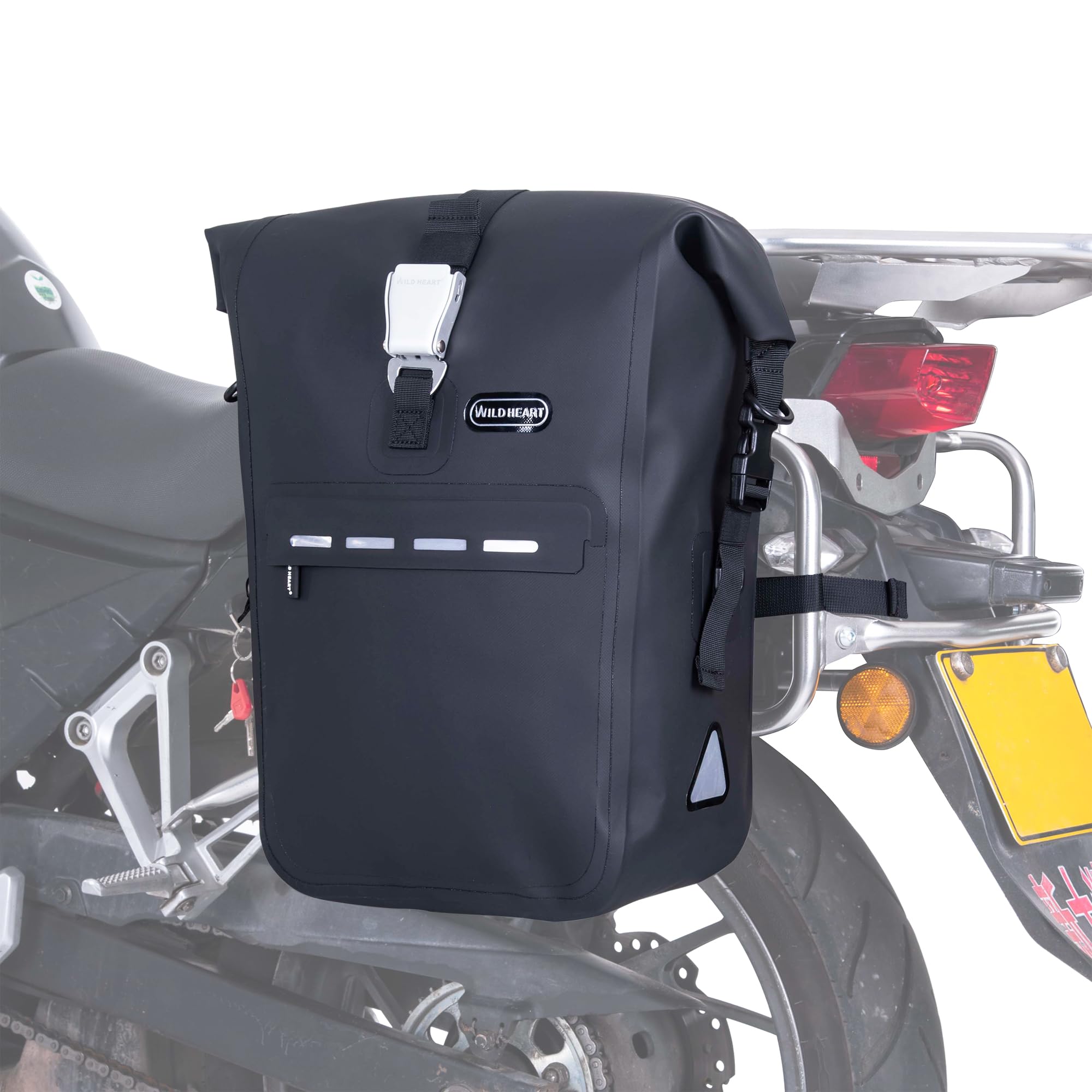 WILD HEART Motorcycle Side Bags with TPU Waterproof Side Side Hanging Bags for Motorcycle Suitable for Motorcycles with Aluminum Alloy Side Frames
WILD HEART Motorcycle Side Bags with TPU Waterproof Side Side Hanging Bags for Motorcycle Suitable for Motorcycles with Aluminum Alloy Side Frames