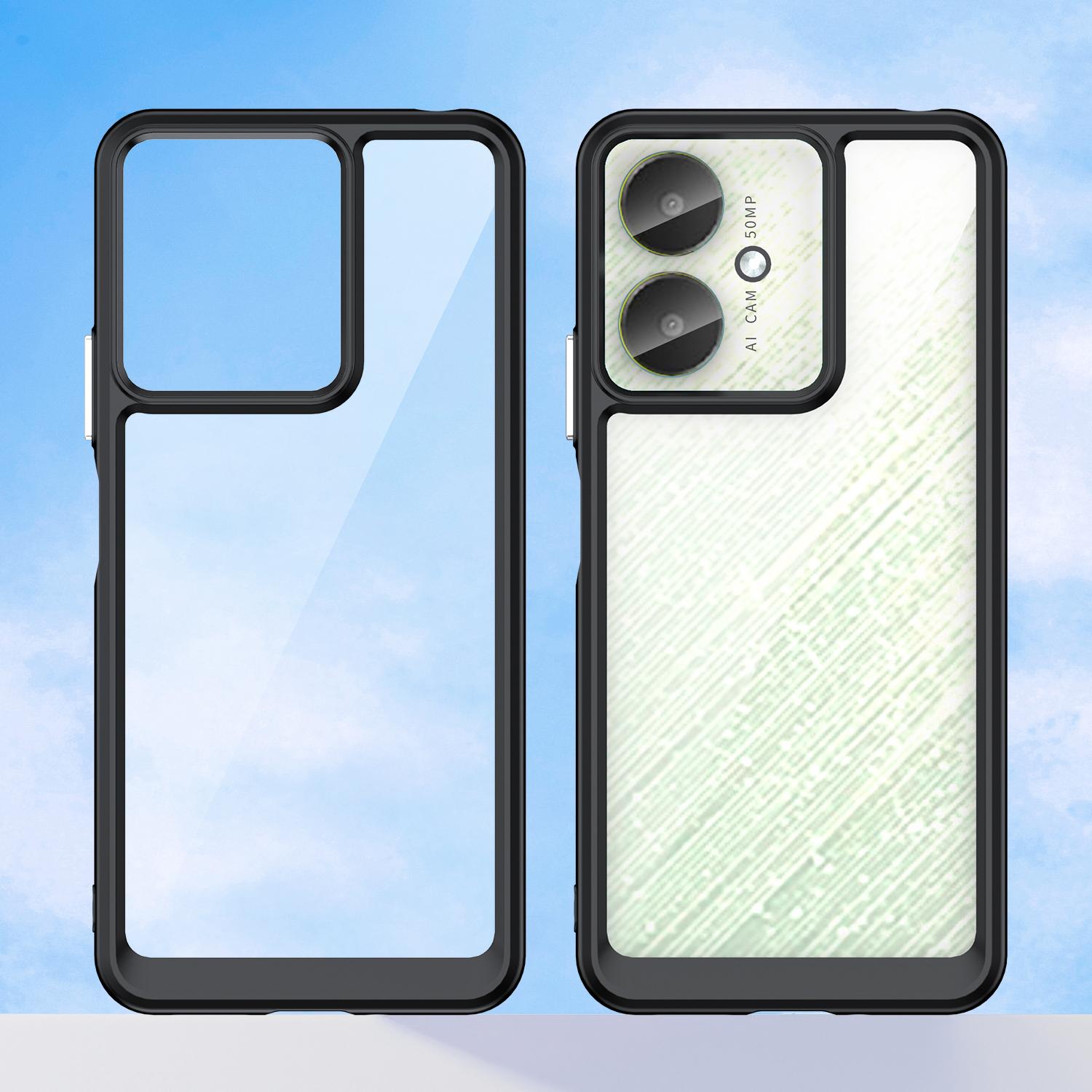 For Xiaomi Redmi 13C 4G/5G/13R 5G/Poco M6 5G/Poco C65 4G Hybrid Case TPU+Acrylic Phone Back Cover Transparent
For Xiaomi Redmi 13C 4G/5G/13R 5G/Poco M6 5G/Poco C65 4G Hybrid Case TPU+Acrylic Phone Back Cover Transparent