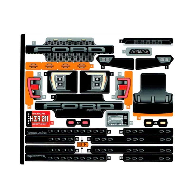 1 Piece Building Blocks Accessories 77595 Stickers Sheet Parts fit for 42126 F-150 Raptor Bricks Set DIY Cars Model Toys Gifts
1 Piece Building Blocks Accessories 77595 Stickers Sheet Parts fit for 42126 F-150 Raptor Bricks Set DIY Cars Model Toys Gifts