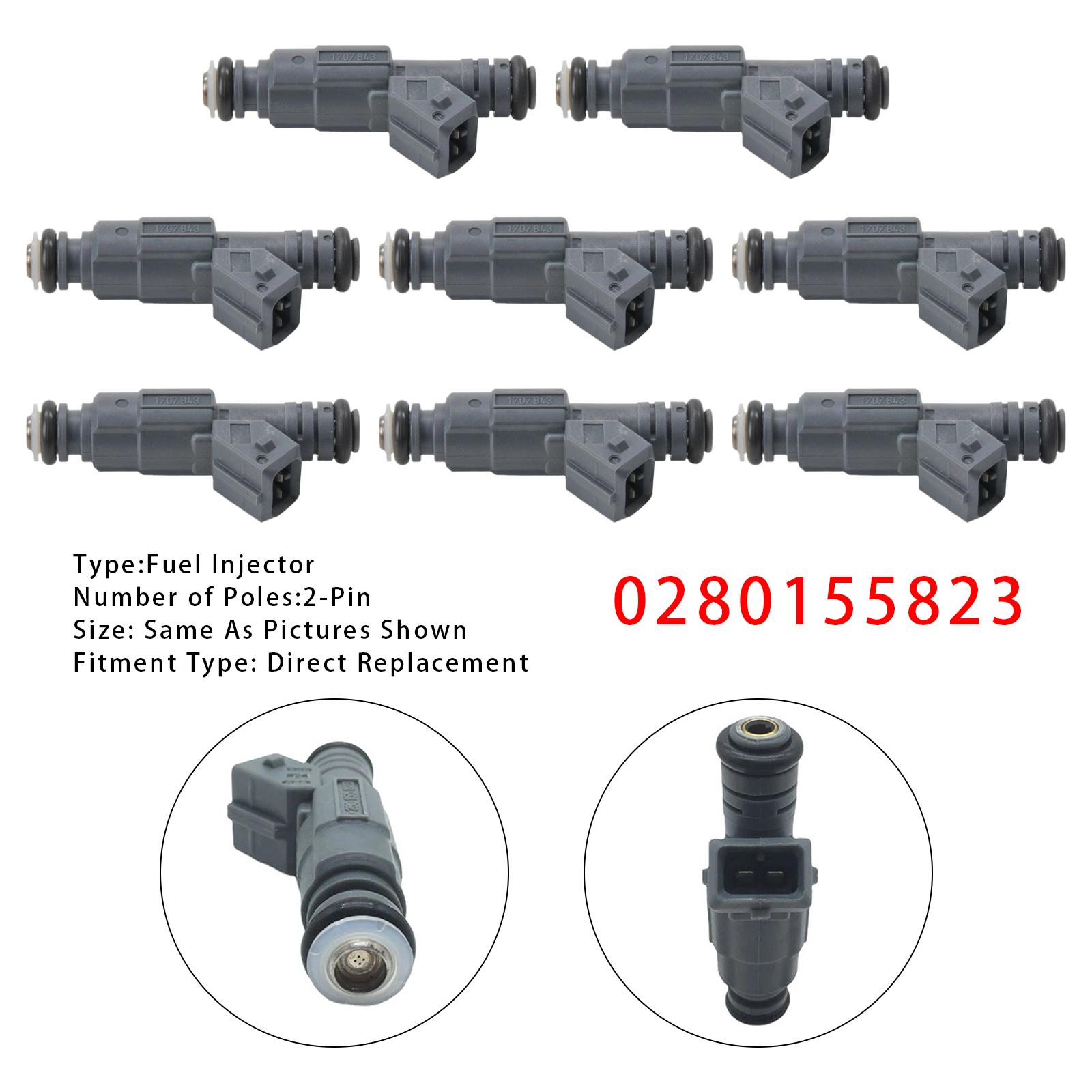 8Pcs Fuel Injector For BMW X5 E39 E38 E53 Land Rover Range Rover MK3 0280155823
8Pcs Fuel Injector For BMW X5 E39 E38 E53 Land Rover Range Rover MK3 0280155823