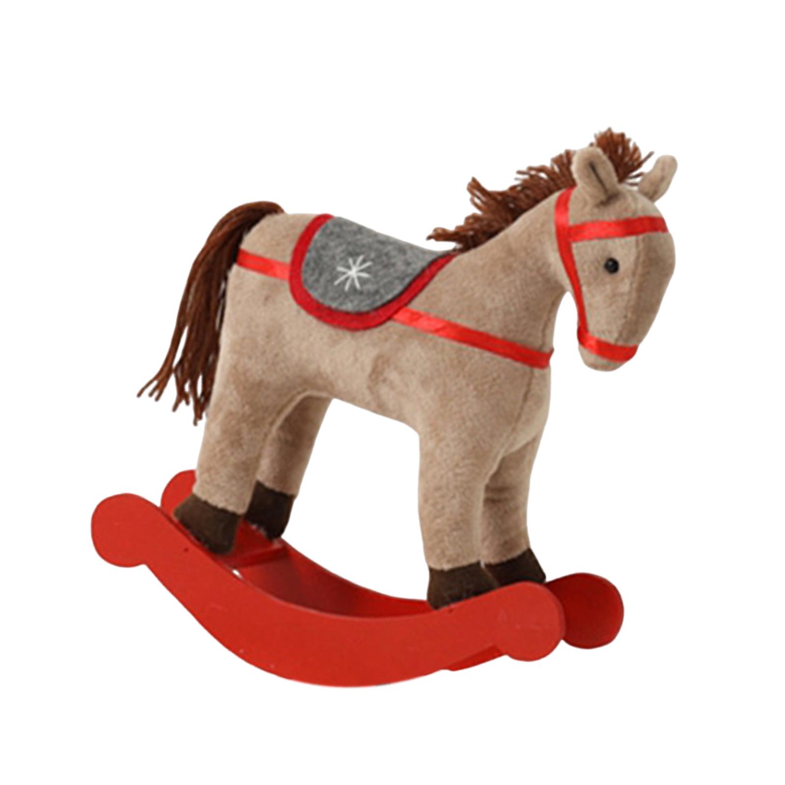 Christmas Rocking Pony Plush Toy for Seasonal Celebration Lightweight Multifunctional Desk Ornament 9 x3 x10.2 Wood Base коричневий
Christmas Rocking Pony Plush Toy for Seasonal Celebration Lightweight Multifunctional Desk Ornament 9 x3 x10.2 Wood Base коричневий