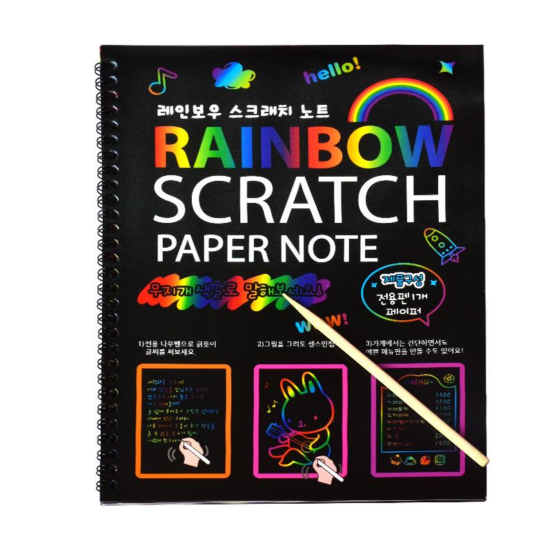 16k Rainbow Scratch Art Book: Creative DIY Colorful Painting for Kids
16k Rainbow Scratch Art Book: Creative DIY Colorful Painting for Kids