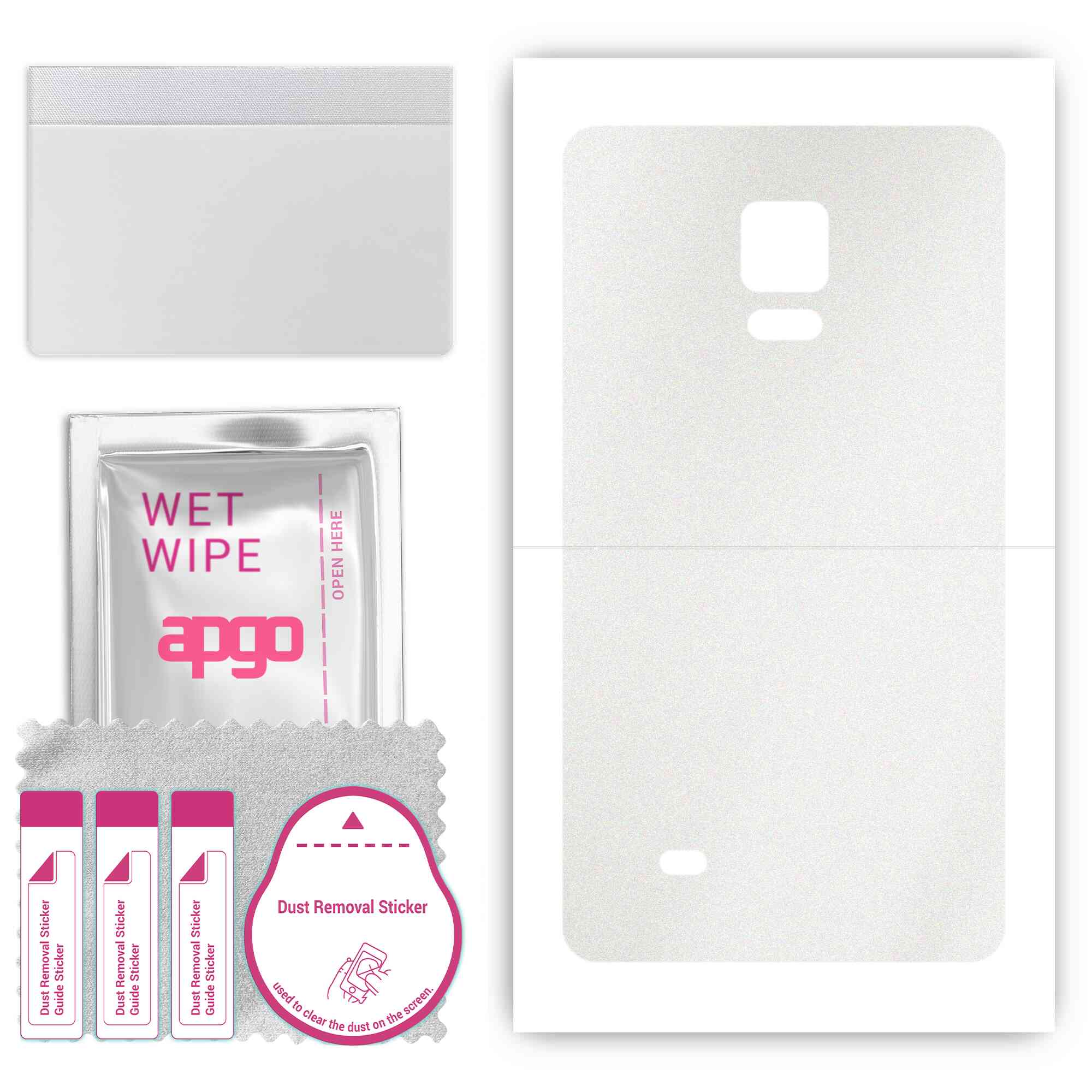 apgo Protective Skin Sticker for the back compatible with Samsung Galaxy Note Edge N915, Wrap Film, Foil, Vinyl - Pattern Matte Transparent
apgo Protective Skin Sticker for the back compatible with Samsung Galaxy Note Edge N915, Wrap Film, Foil, Vinyl - Pattern Matte Transparent