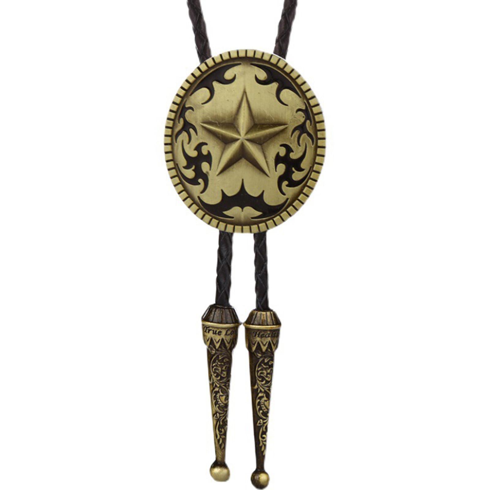 Braided Shoestring Bolo Tie with Engraving Star Charm Cowboy Necktie Necklace Country Style Bolo Tie Cowboy 1 бронзовый
Braided Shoestring Bolo Tie with Engraving Star Charm Cowboy Necktie Necklace Country Style Bolo Tie Cowboy 1 бронзовый