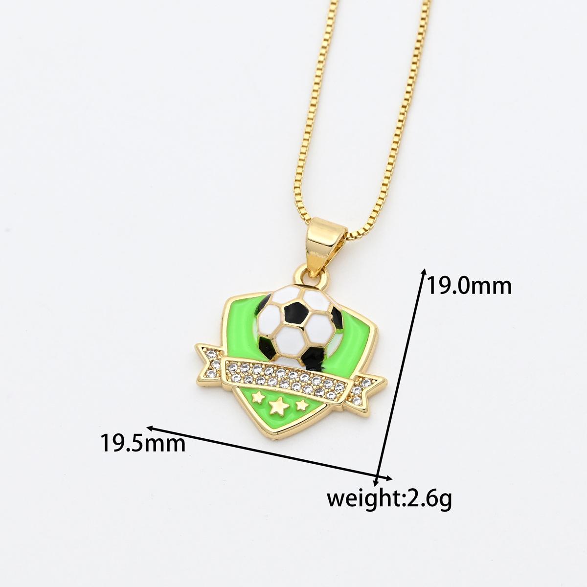 Football Fan Necklace Colorful Oil Drop Pendant Clavicle Chain 4
Football Fan Necklace Colorful Oil Drop Pendant Clavicle Chain 4