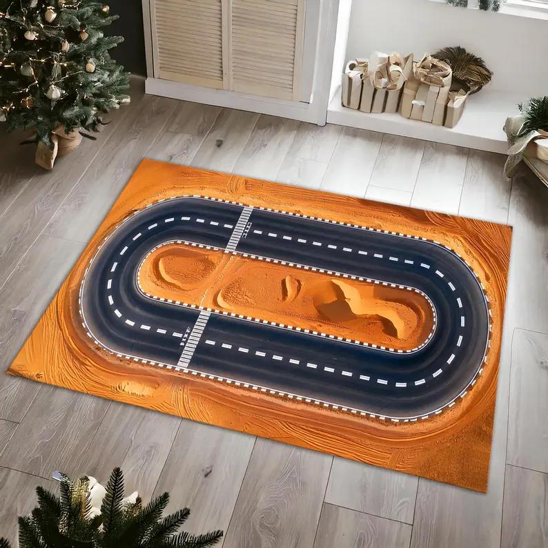 Racing Track Pattern Kids Play Rug, Children s Game Climbing Floor Mat, Non-Slip Washable Carpet for Bedroom & Living Room 40x60cm
Racing Track Pattern Kids Play Rug, Children s Game Climbing Floor Mat, Non-Slip Washable Carpet for Bedroom & Living Room 40x60cm