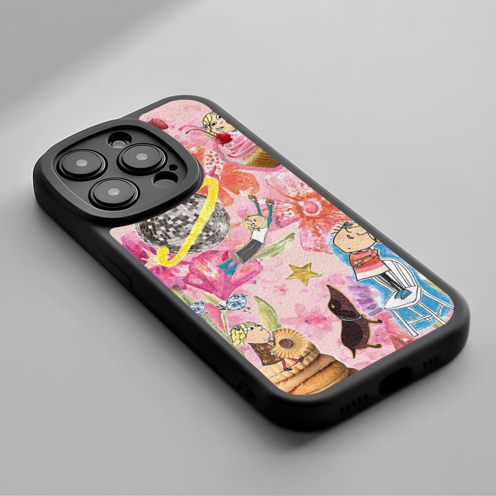 Charlie X lola cute cartoon pattern Phone Case For iPhone 16 15 14 13 12 11 Plus Pro Max High-end Lambskin Silicone Cover black iPhone 16
Charlie X lola cute cartoon pattern Phone Case For iPhone 16 15 14 13 12 11 Plus Pro Max High-end Lambskin Silicone Cover black iPhone 16