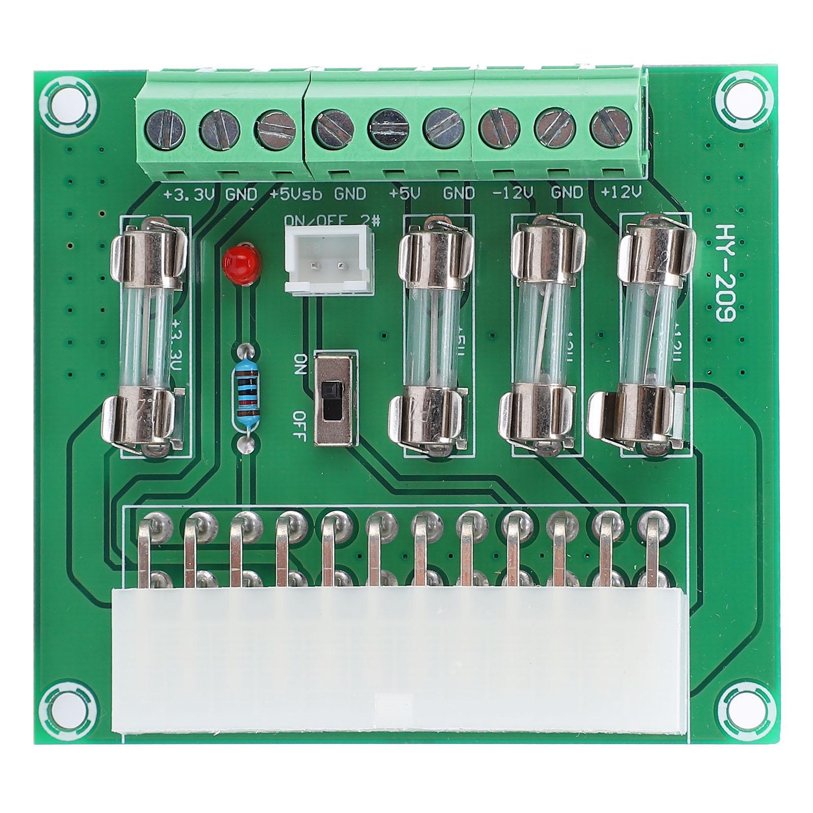 ATX Power Board Computer Supply Adapter Module 20Pin 24Pin for Computer Benchtop Desktop
ATX Power Board Computer Supply Adapter Module 20Pin 24Pin for Computer Benchtop Desktop