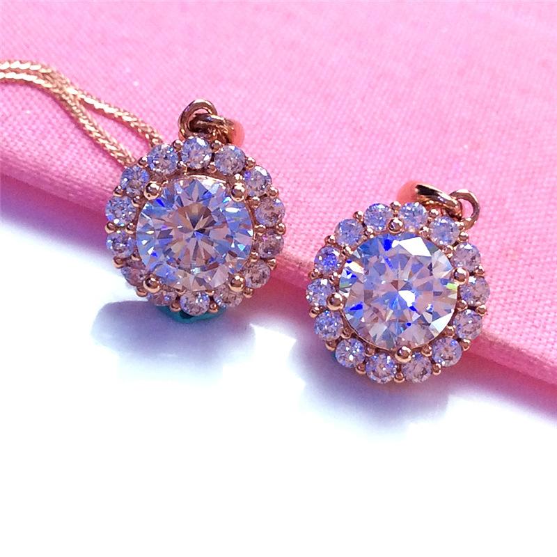 Exquisite Pure Russian 585 Purple Gold Plated Rose Gold Shiny Zircon Pendant Exquisite Versatile Jewelry Women S Fashion
Exquisite Pure Russian 585 Purple Gold Plated Rose Gold Shiny Zircon Pendant Exquisite Versatile Jewelry Women S Fashion