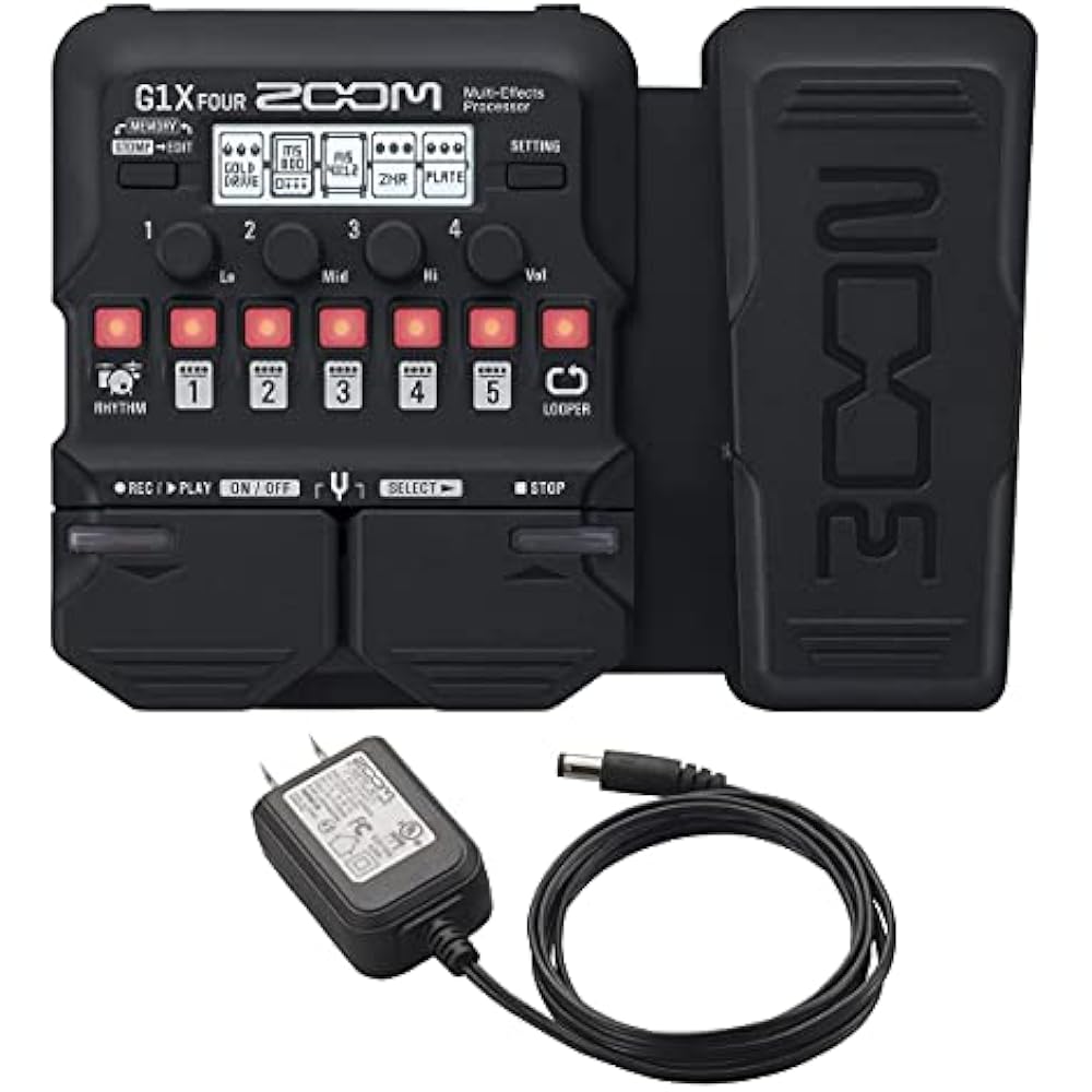 ZOOM/ G1X FOUR -with genuine AC adapter- multi-effector for guitar
ZOOM/ G1X FOUR -with genuine AC adapter- multi-effector for guitar