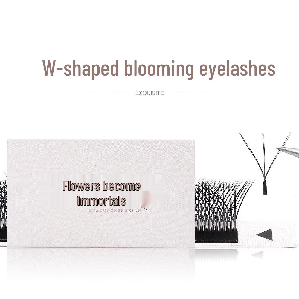 If Flowers Become Immortals Black W-Shaped Grafted Eyelashes: Natural, Thick, Dense, Soft - Yaya Blooming Beauty Eyelashes Without Root Separation 0.07 W-shaped C curl (12 rows)
If Flowers Become Immortals Black W-Shaped Grafted Eyelashes: Natural, Thick, Dense, Soft - Yaya Blooming Beauty Eyelashes Without Root Separation 0.07 W-shaped C curl (12 rows)