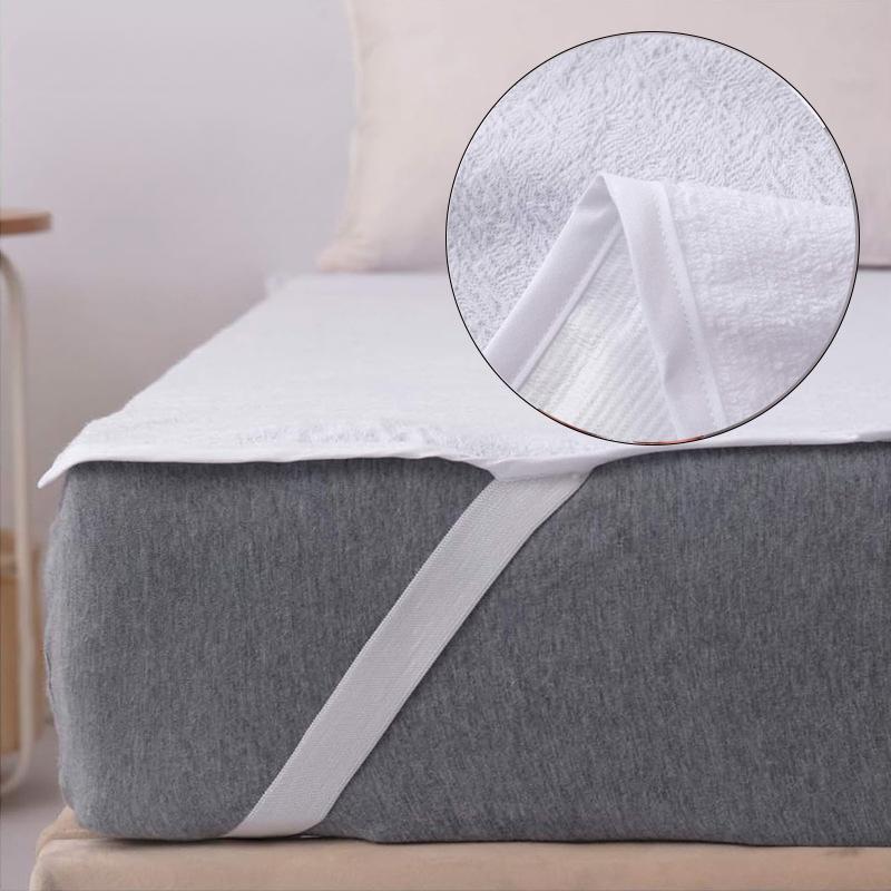 Водонепроницаемая простыня-полотенце, простыня из полиэстера и хлопка на резинке, наматрасник с резинками по четырем углам 70x130cm