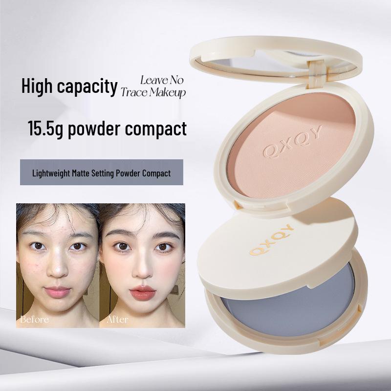 QXQY Matte Sheer Setting Powder: Fine Texture, Long-Lasting, Student-Friendly, Large Capacity Compact
QXQY Matte Sheer Setting Powder: Fine Texture, Long-Lasting, Student-Friendly, Large Capacity Compact