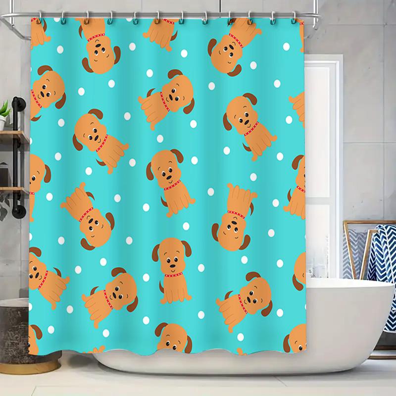 Adorable Blue Dog Print Shower Curtain Set For Bathroom Decorations Perfect Gift Idea For Animal Lovers! W60H190(CM)-1 Pcs
Adorable Blue Dog Print Shower Curtain Set For Bathroom Decorations Perfect Gift Idea For Animal Lovers! W60H190(CM)-1 Pcs