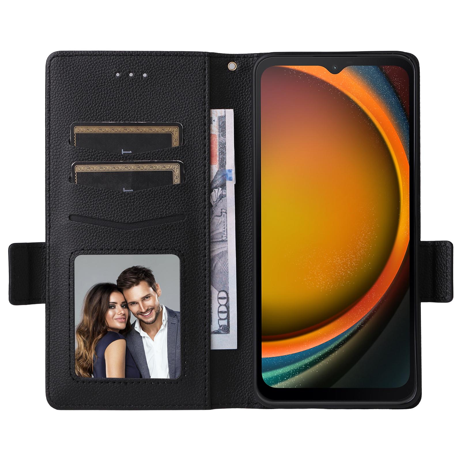 For Samsung Galaxy XCover7 Pro Case with Wrist Strap Litchi Texture PU Leather Wallet Phone Cover Dark Blue
For Samsung Galaxy XCover7 Pro Case with Wrist Strap Litchi Texture PU Leather Wallet Phone Cover Dark Blue