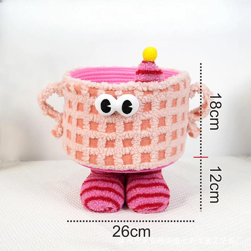 Корзина для хранения из хлопковой веревки, мультяшная большая ступня, корзина для хранения маленьких монстров, сумка для хранения закусок и игрушек, милый домашний декор
Корзина для хранения из хлопковой веревки, мультяшная большая ступня, корзина для хранения маленьких монстров, сумка для хранения закусок и игрушек, милый домашний декор