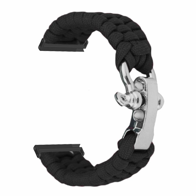 For Suunto Spartan Sport Wrist HR Baro/Suunto 7/Suunto 9 24mm Watch Band Braided Rope Wrist Strap Bracelet Black
For Suunto Spartan Sport Wrist HR Baro/Suunto 7/Suunto 9 24mm Watch Band Braided Rope Wrist Strap Bracelet Black