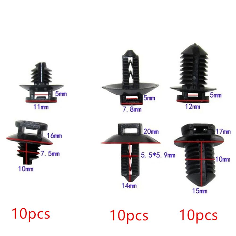 30 Pcs Plastic Clips For Fixing The Cable Of Electrical Wiring, Oil Line, Water Pipe In The Car
30 Pcs Plastic Clips For Fixing The Cable Of Electrical Wiring, Oil Line, Water Pipe In The Car