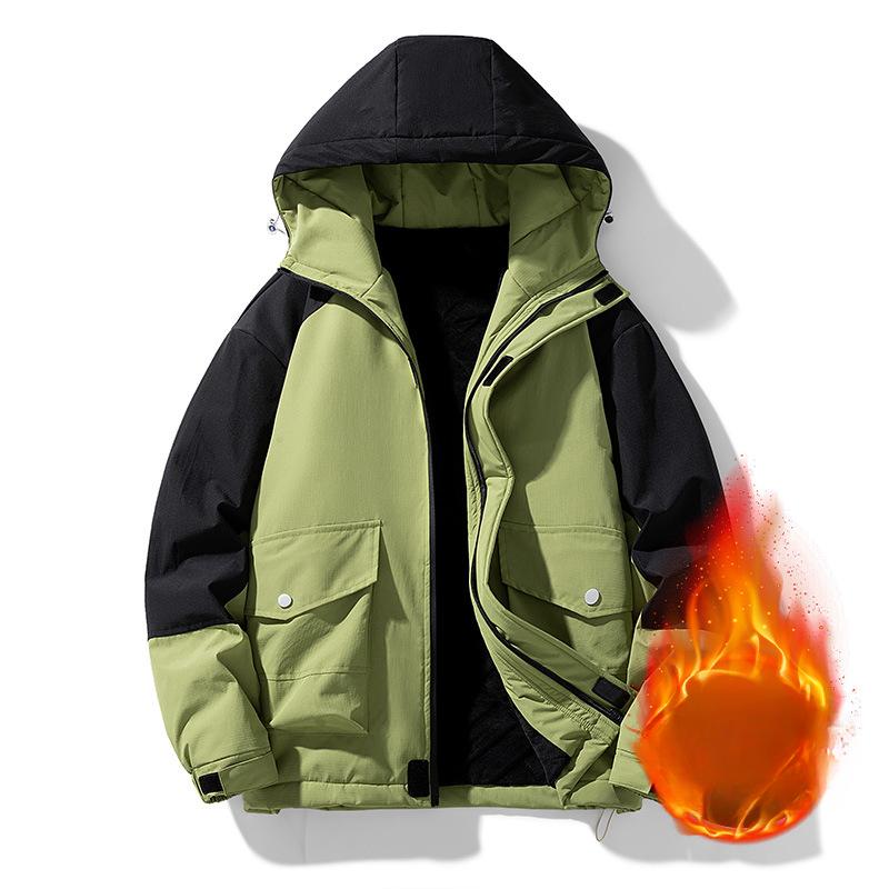 Men s Hooded Velvet Jacket Autumn Casual Jacket Medium and Young Men s Large Size Color Matching Jacket XL
Men s Hooded Velvet Jacket Autumn Casual Jacket Medium and Young Men s Large Size Color Matching Jacket XL