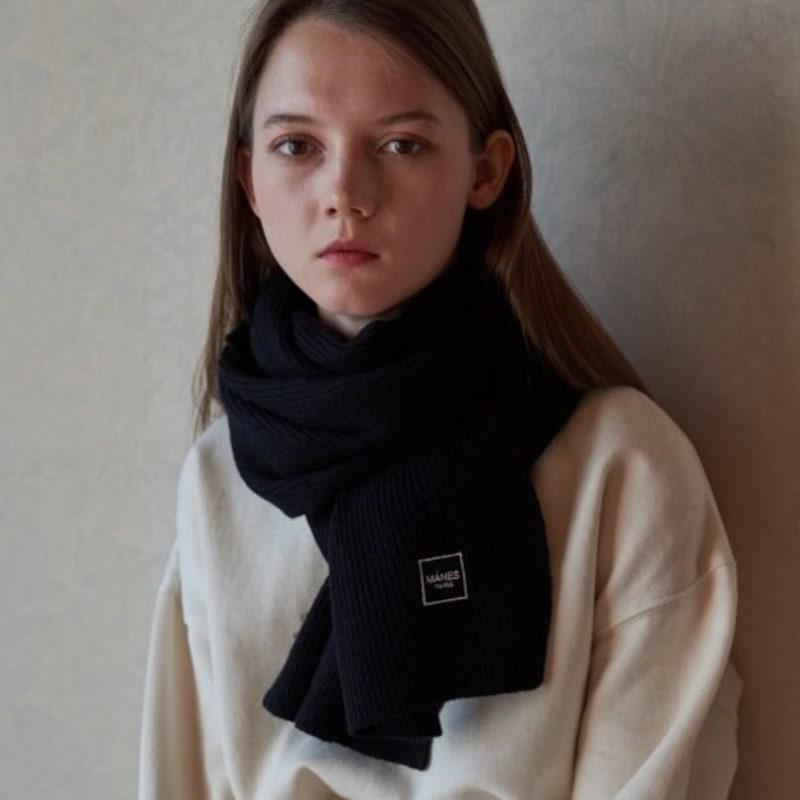 MANES Lauret Wool Muffler (9 colors) Gray
MANES Lauret Wool Muffler (9 colors) Gray