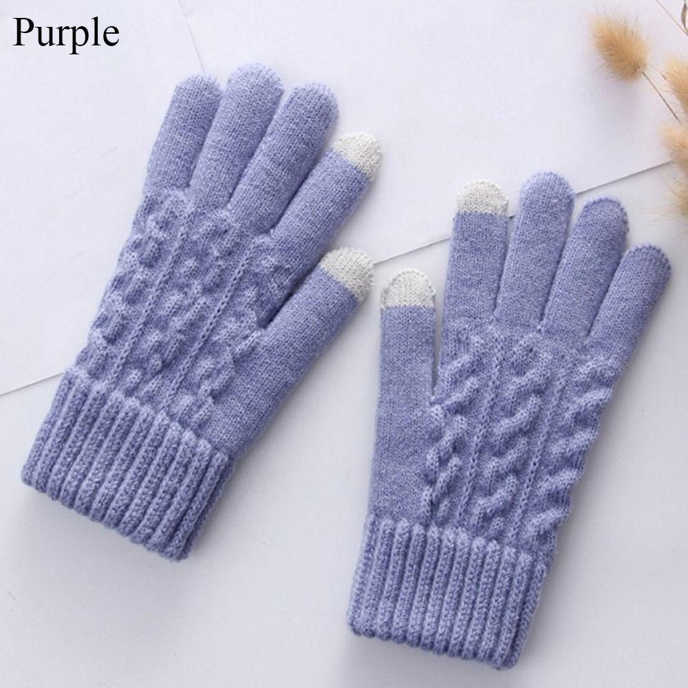 Windproof Cycling Driving Gloves Touch Screen All Finger Gloves Daily Short Mittens Winter фіолетовий
Windproof Cycling Driving Gloves Touch Screen All Finger Gloves Daily Short Mittens Winter фіолетовий
