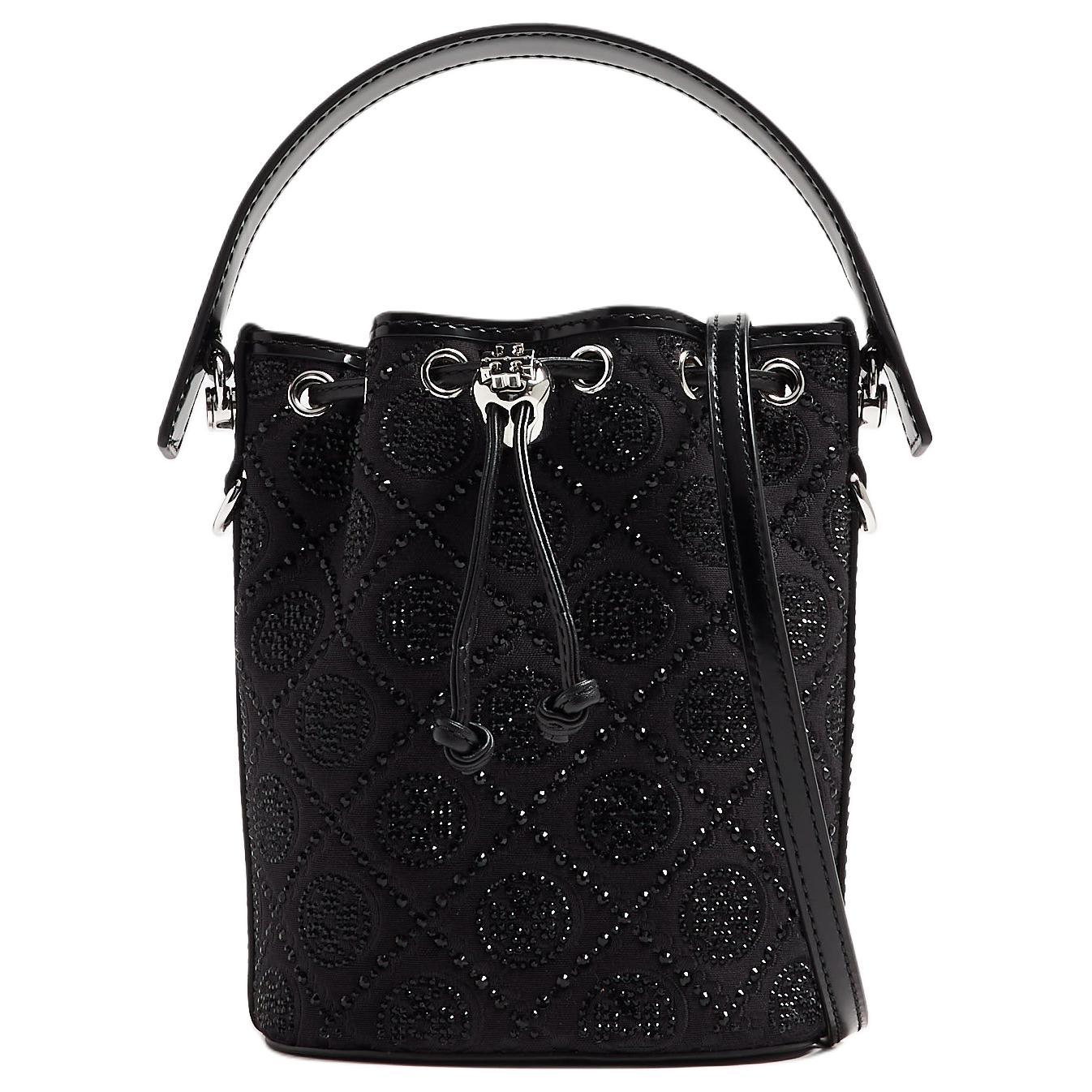 Tory Burch T Monogram Brand Logo Drawstring Closure Cotton Bucket Bag Mini Women Bags Black 162810-001 Basic Set (Bag+Dust Bag)
Tory Burch T Monogram Brand Logo Drawstring Closure Cotton Bucket Bag Mini Women Bags Black 162810-001 Basic Set (Bag+Dust Bag)