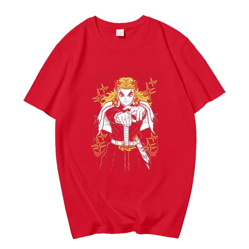 Rengoku Kyoujurou T-shirts Anime T-shirt Cotton Summer Short Sleeve Oversized T-shirts Funny Streetwear Unisex XXXL
Rengoku Kyoujurou T-shirts Anime T-shirt Cotton Summer Short Sleeve Oversized T-shirts Funny Streetwear Unisex XXXL