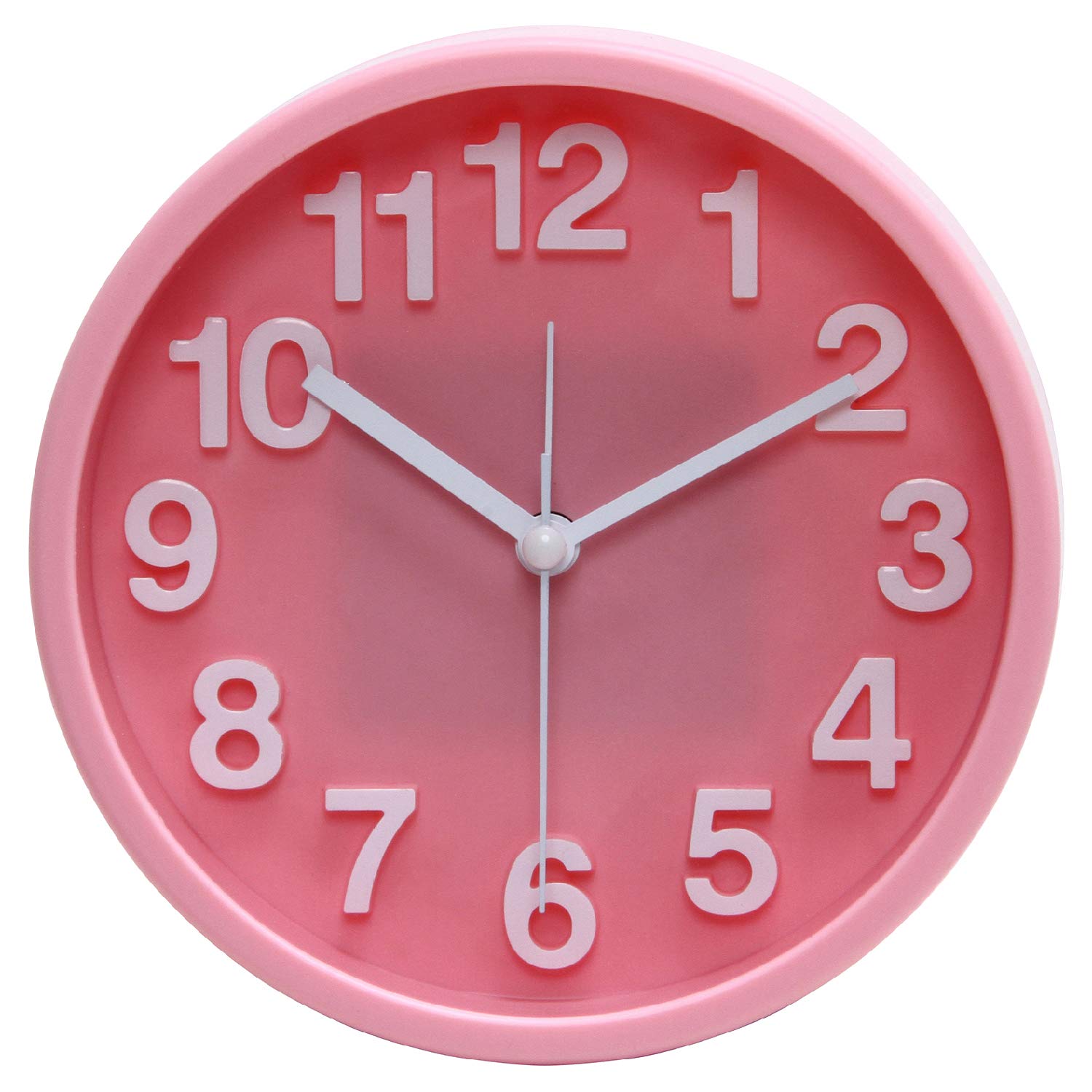 Fujiboeki Table Clock Pink Diameter Liam 99233 13.4cm 
Fujiboeki Table Clock Pink Diameter Liam 99233 13.4cm