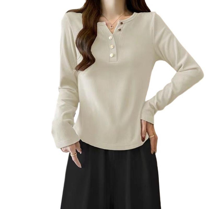 Autumn and Winter Pure Cotton New Style Right Shoulder Slim Long Sleeve T-shirt Large Size Fashionable Versatile Women s Top 2XL абрикосовий
Autumn and Winter Pure Cotton New Style Right Shoulder Slim Long Sleeve T-shirt Large Size Fashionable Versatile Women s Top 2XL абрикосовий