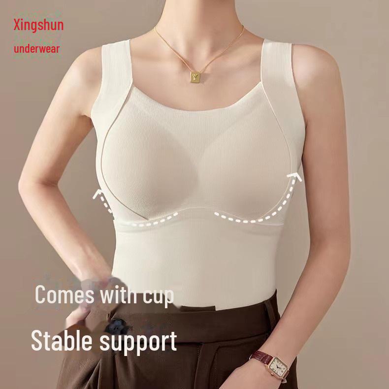 Acrylic Cashmere Silk Vest for Women - Seamless, Warm, with Side Breast Support L (95-115 catties) бежевый
Acrylic Cashmere Silk Vest for Women - Seamless, Warm, with Side Breast Support L (95-115 catties) бежевый