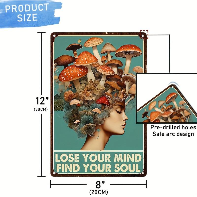 1шт 8x12 дюймов (20х30см) Алюминиевый знак Металлический жестяной знак Потеряй свой разум Найди свою душу Грибной охотник Ужин Кафе Декор стены чёрный
1шт 8x12 дюймов (20х30см) Алюминиевый знак Металлический жестяной знак Потеряй свой разум Найди свою душу Грибной охотник Ужин Кафе Декор стены чёрный