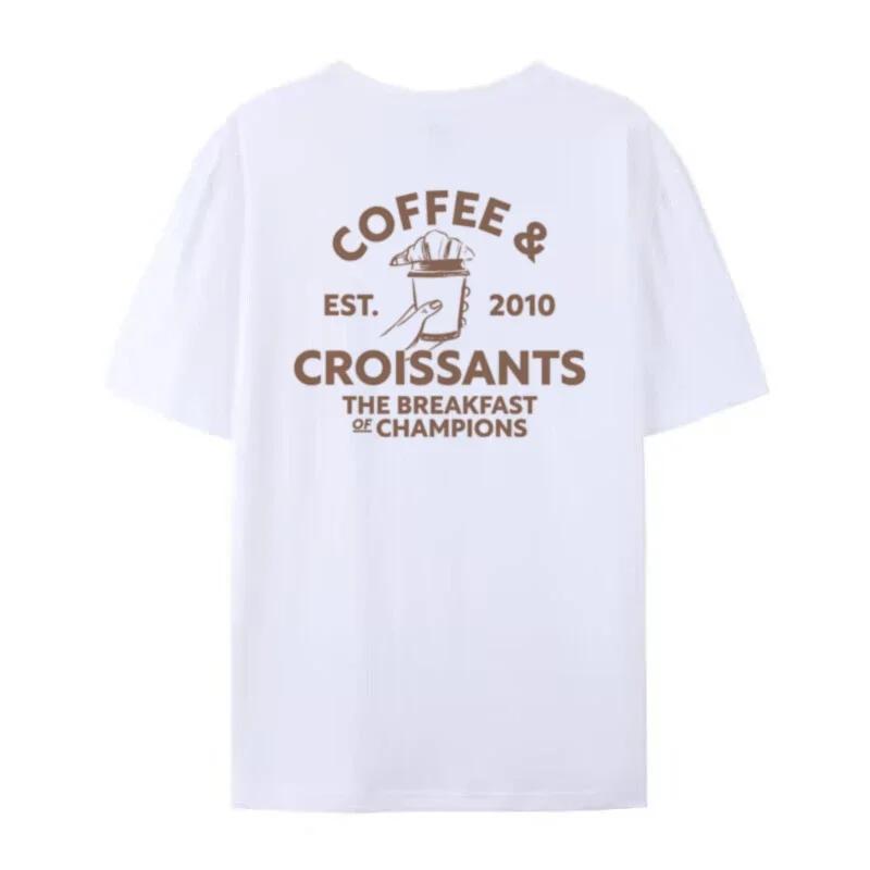 Coffee Croissants Graphic TShirt Cute Breakfast Foodie Shirt Oversized Retro Aesthetic Streetwear Tops Womens Fashion Clothes S
Coffee Croissants Graphic TShirt Cute Breakfast Foodie Shirt Oversized Retro Aesthetic Streetwear Tops Womens Fashion Clothes S