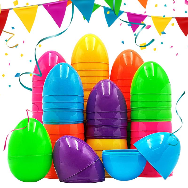 50 Pcs Easter Eggs Empty Fillable Colorful Bright Fake Eggs Colorful Candies Gift Packaging Boxes Easter Party Home Decorations
50 Pcs Easter Eggs Empty Fillable Colorful Bright Fake Eggs Colorful Candies Gift Packaging Boxes Easter Party Home Decorations