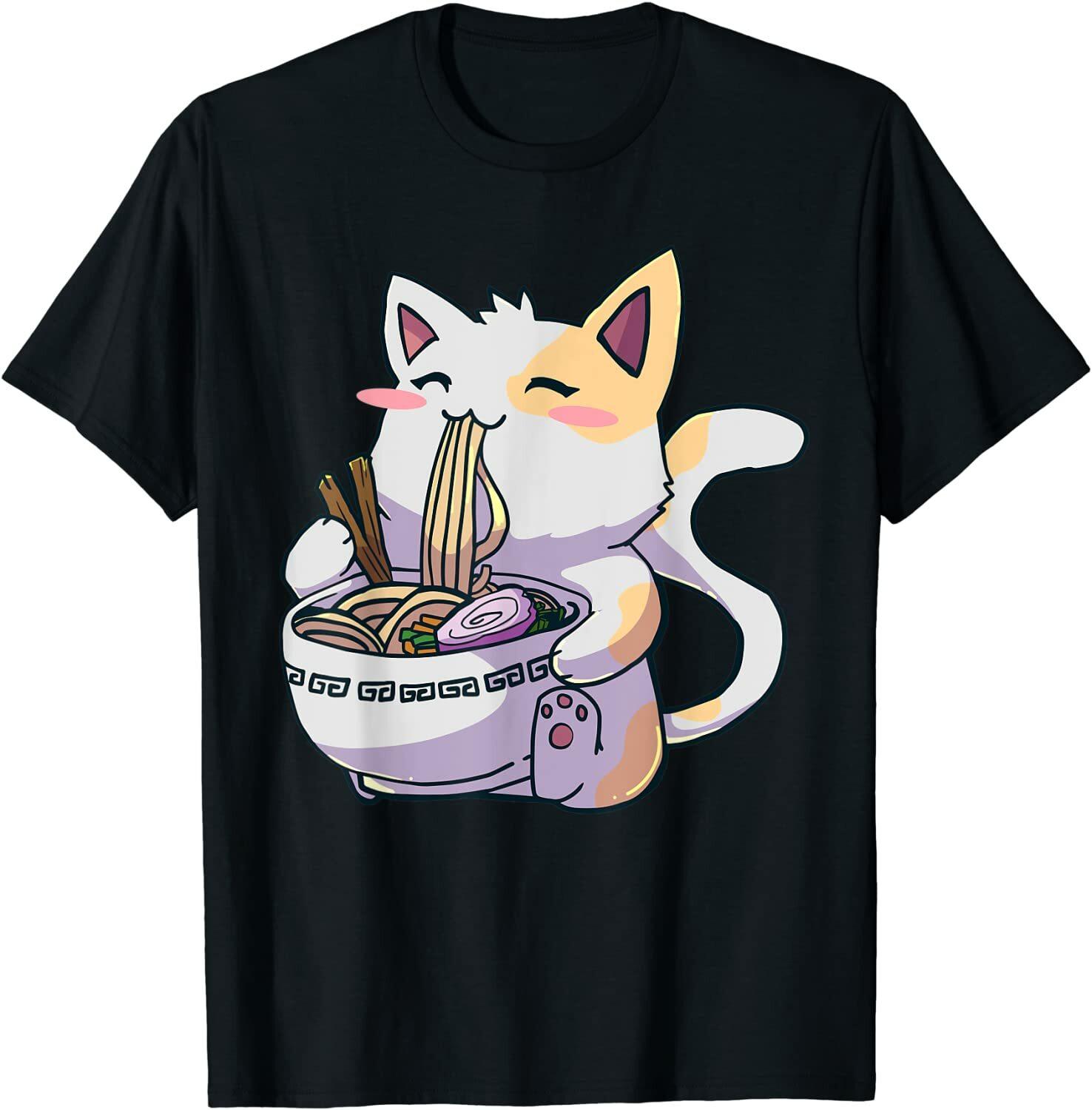 Ramen T-Shirt Cat Tshirt Kawaii Anime Tee Japanese Gift T-Shirt 5XL різнокольоровий
Ramen T-Shirt Cat Tshirt Kawaii Anime Tee Japanese Gift T-Shirt 5XL різнокольоровий