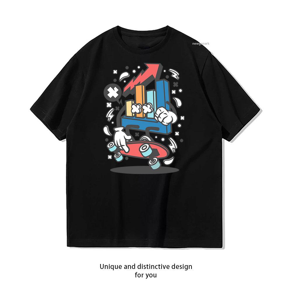 Economic Rollercoaster cotton T shirt Unisex Adult couple streetwealtops tee Short sleev Casual S
Economic Rollercoaster cotton T shirt Unisex Adult couple streetwealtops tee Short sleev Casual S