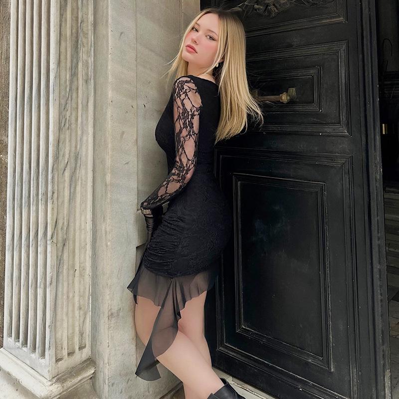 Sanhu Lianjiang G24DS346 Women s Lace Patchwork Long Sleeve Ruffle Tassel Elegant Dress M
Sanhu Lianjiang G24DS346 Women s Lace Patchwork Long Sleeve Ruffle Tassel Elegant Dress M