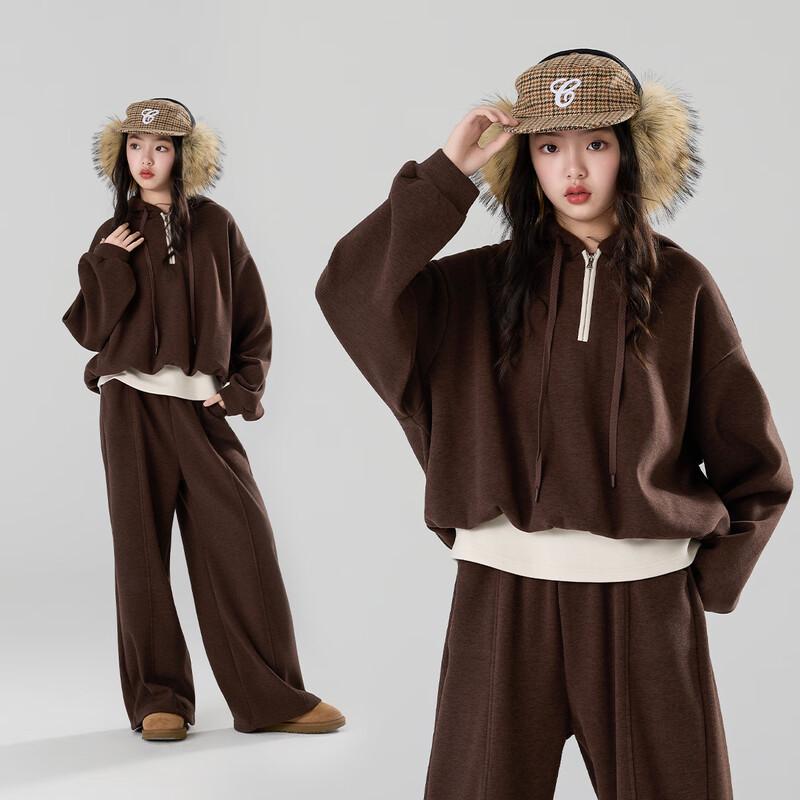 Girls Fleece Lined Sweatshirt & Pants Set 160
Girls Fleece Lined Sweatshirt & Pants Set 160