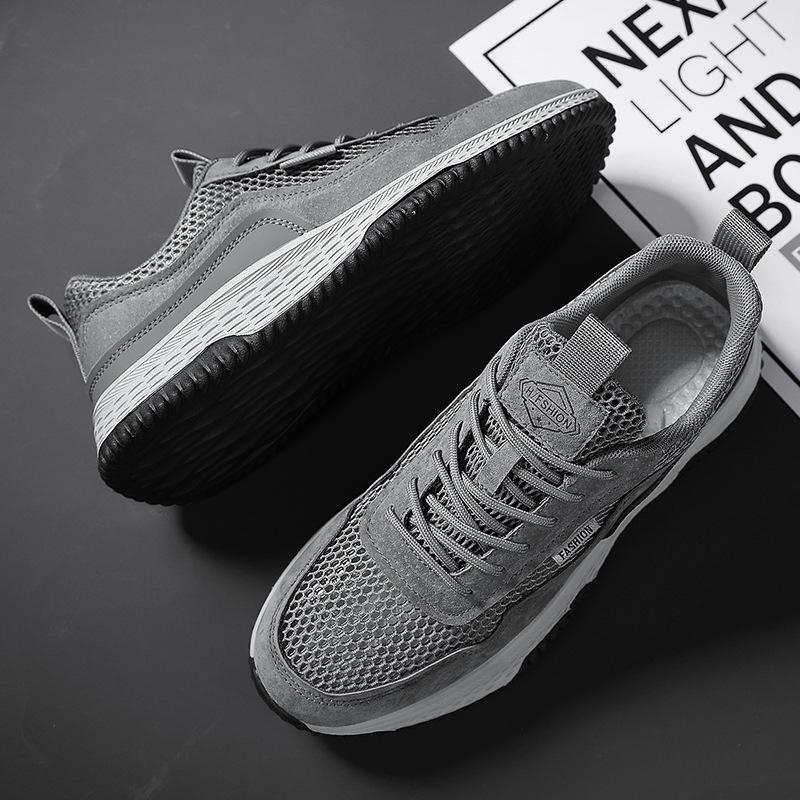 Men s shoes 2025 summer breathable mesh hollow deodorant sports shoes men s mesh comfortable soft sole casual running shoes 39 серый
Men s shoes 2025 summer breathable mesh hollow deodorant sports shoes men s mesh comfortable soft sole casual running shoes 39 серый