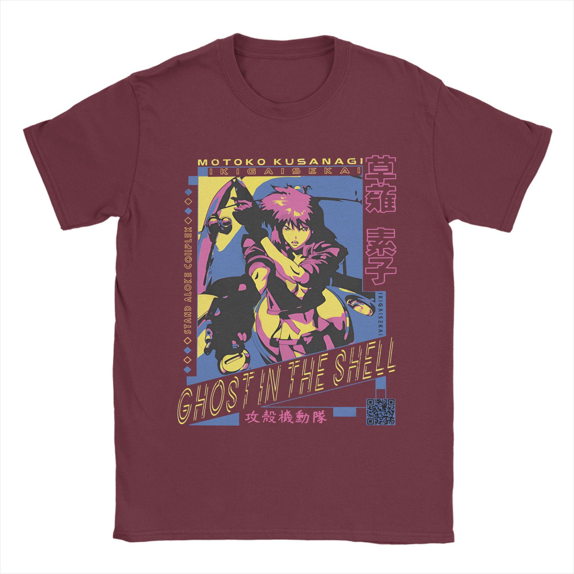 Бавовняна футболка Ghost in the Shell для чоловіків Пляжна Смішні футболки З круглим вирізом Модні футболки Оверсайз З принтом Топи L
Бавовняна футболка Ghost in the Shell для чоловіків Пляжна Смішні футболки З круглим вирізом Модні футболки Оверсайз З принтом Топи L