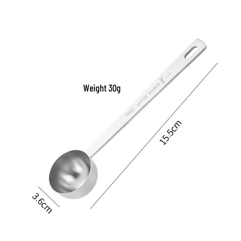 Мерные ложки из нержавеющей стали 304 для сухого молока, кофейных зерен и муки - 15/30 мл для кухонной выпечки
Мерные ложки из нержавеющей стали 304 для сухого молока, кофейных зерен и муки - 15/30 мл для кухонной выпечки