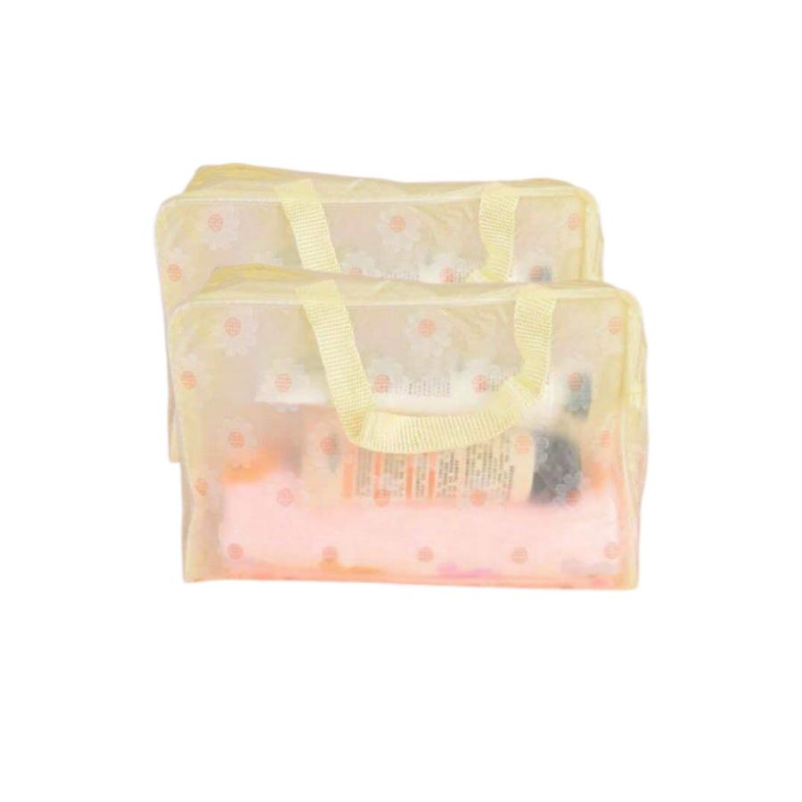 Creative floral print transparent waterproof cosmetic bag, travel toiletry storage bag for trips and outings жовтий
Creative floral print transparent waterproof cosmetic bag, travel toiletry storage bag for trips and outings жовтий