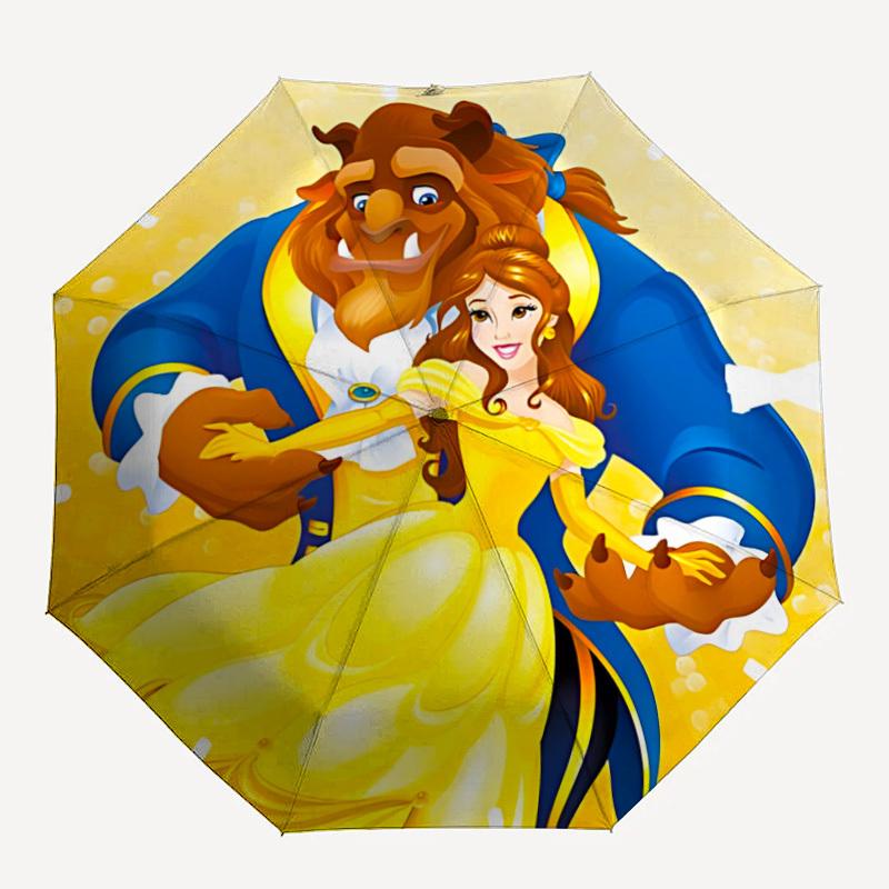 1pc Beauty and the Beast Automatic Folding Umbrella - Portable Foldable Design with 8 Ribs, Durable Plastic & Iron Frame, Outdoor Umbrella yy250731036
1pc Beauty and the Beast Automatic Folding Umbrella - Portable Foldable Design with 8 Ribs, Durable Plastic & Iron Frame, Outdoor Umbrella yy250731036