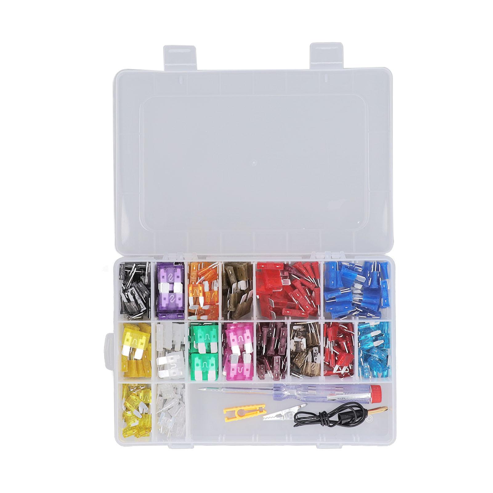 321Pcs Car Fuses Assortment Kit Blade Type Automotive Fuses with Puller Electrical Pen for Trucks Sh
321Pcs Car Fuses Assortment Kit Blade Type Automotive Fuses with Puller Electrical Pen for Trucks Sh